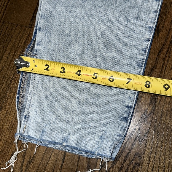 NWOT Old Navy High Rise Curvy OG Straight Secret Smooth Pocket Jeans Split Ankle - Picture 9 of 13